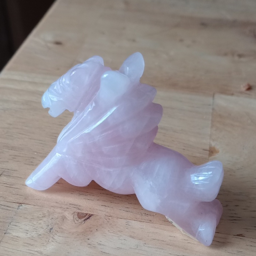 Rose Quartz Pegasus
